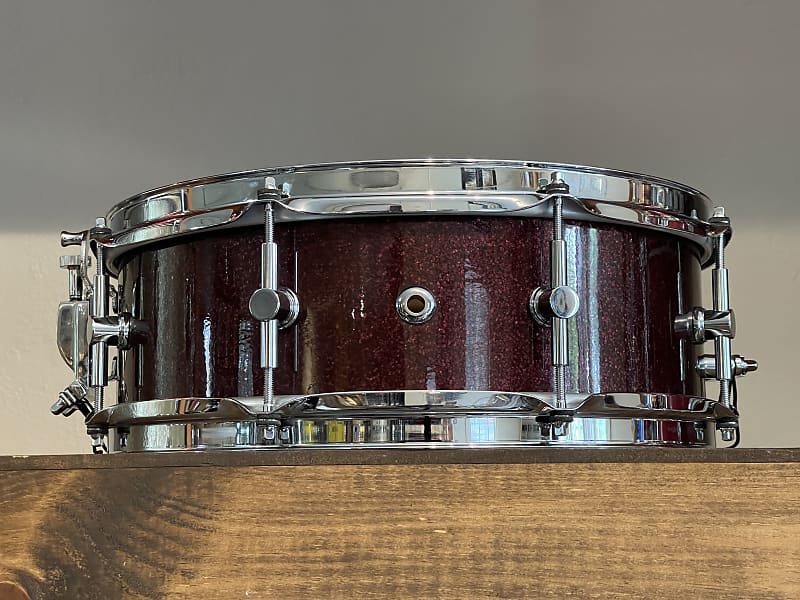 2021 Canopus Neo Vintage NV60-M2 Merlot Sparkle 5x14 Snare Drum M2