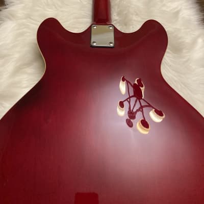 Seymour Duncan ‘59 and Jazz in an Oscar Schmidt Delta King - Red image 6