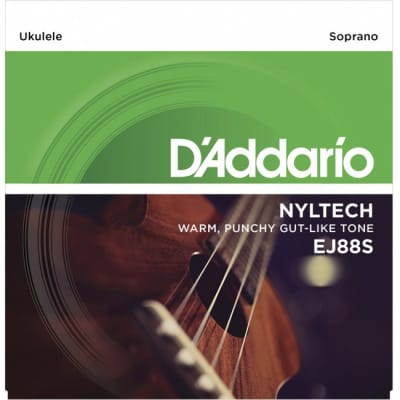 DADDARIO EJ88S Nyltech Ukulele Sopran Nylonsaiten Saiten für Ukulele image 1
