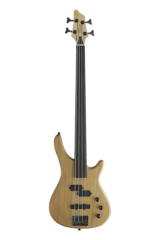Stagg BC300FL-NS Fusion Solid Alder Body Fretless 4-String Electric Bass Guitar image 1