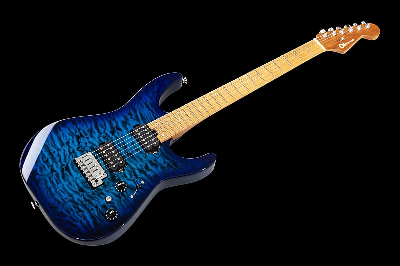 Charvel Pro-Mod DK24 HH 2PT CM QM - Chlorine Burst