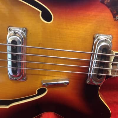 1960s Framus Star Bass 5/150 -"Wyman Bass" w/hard case - AS-IS, For Restoration/Parts image 3