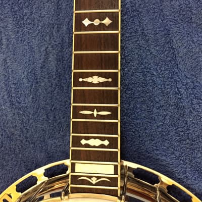 2007 Gold Star GF-85 Mahogany Resonator Flathead 5-String Banjo image 8