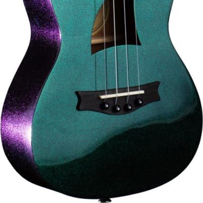 Eddy Finn OCEAN KING SERIES CONCERT UKULELE WITH GIG BAG SAP (EFOK-OS ) - Color Shift Blue/Green for sale