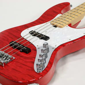 ESP Buzz Bass - Tetsuya L'Arc-en-Ciel Signature Model See Thru Festa Red image 1