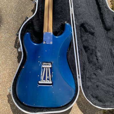 Fender American Highway One Stratocaster Cory Wong Vulfpeck 2002 Sapphire Blue Transparent image 4