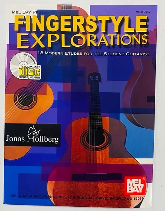 Mel Bay - Fingerstyle Explorations - 18 Guitar Etudes - Jonas