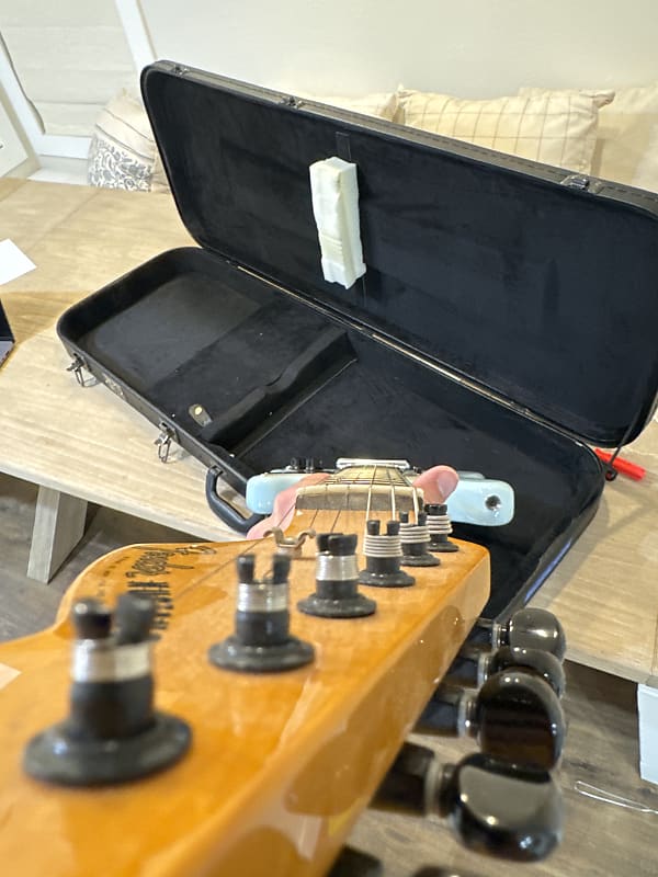 Fender Mustang contour body 2000-2008 - Blue | Reverb
