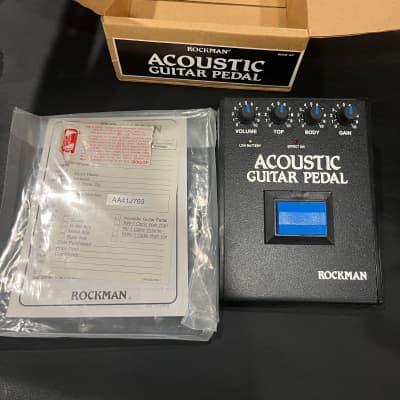 Reverb.com listing, price, conditions, and images for rockman-acoustic-guitar-pedal