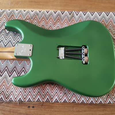 Fender Stratocaster Metallic satin green image 10