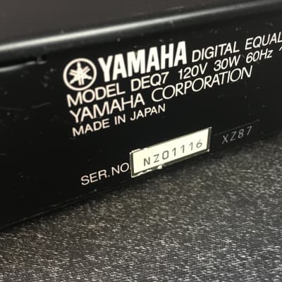 Yamaha  DEQ7 Rackmount Digital Equalizer image 12