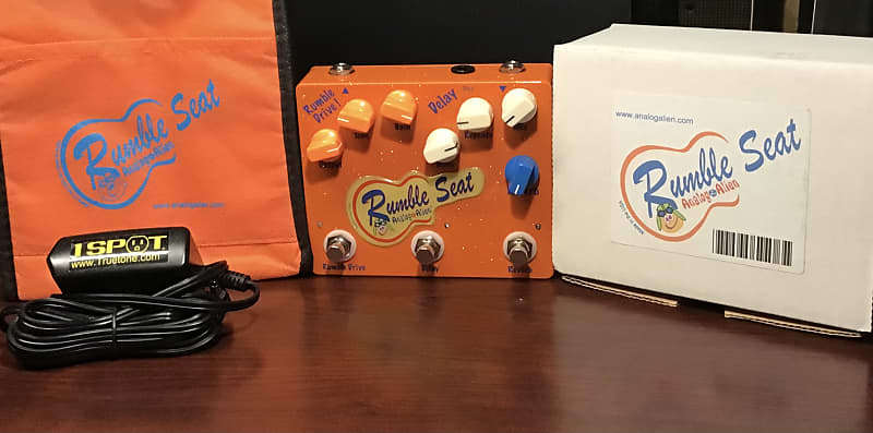 Analog Alien Rumble Seat 3 Pedals In One - Overdrive, Delay & | Reverb