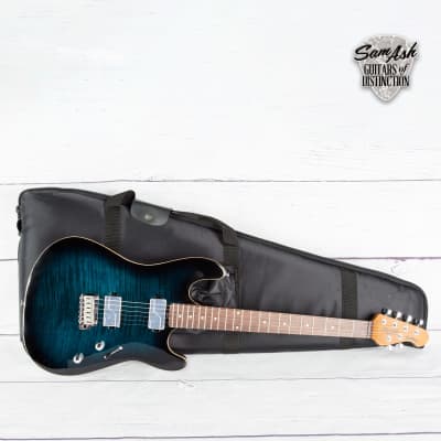 Sterling by Music Man Sabre Electric Guitar (Deep Blue Burst) (QBR) image 8