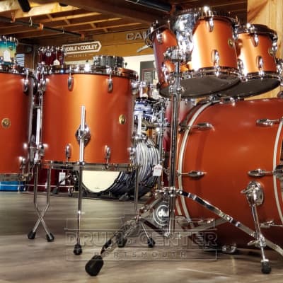 Gretsch USA Custom 5pc Drum Set Satin Copper image 2