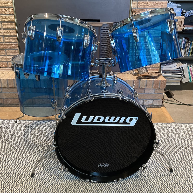ludwig vistalite blue