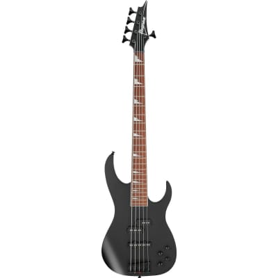 Ibanez RGA Standard RGB305 5-String Electric Bass Guitar, Jatoba Fretboard, Black Flat image 2