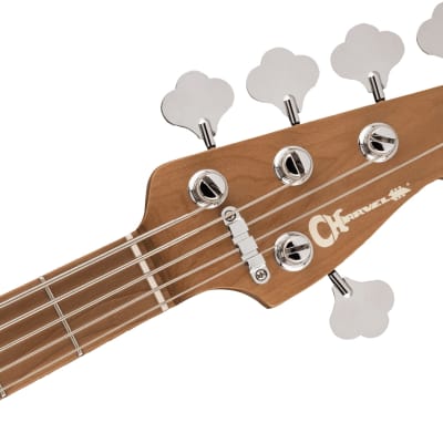 CHARVEL - Pro-Mod San Dimas Bass PJ V  Caramelized Maple Fingerboard  Metallic Black - 2965068595 image 5