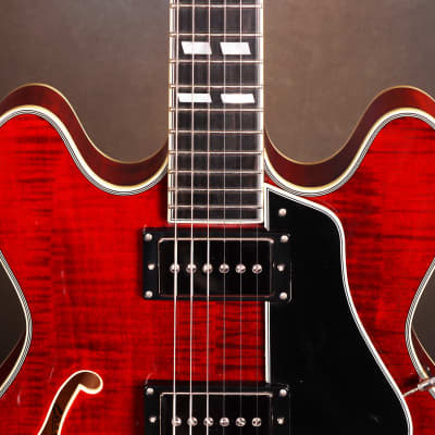Eastman T486B Thinline Archtop with Bigsby Classic finish image 2