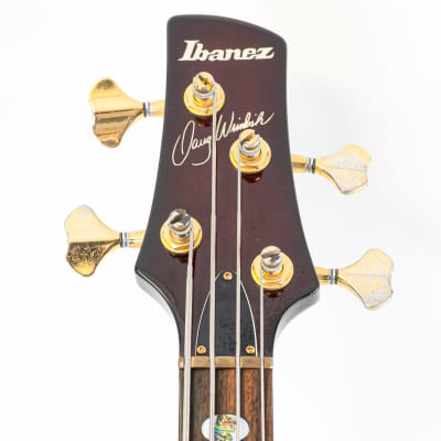 ’99 Ibanez Doug Wimbish Signature Soundgear Prestige Electric Bass w/ Reverse P and J Pickups, Active Electronics, Brass Nut image 8