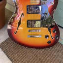 Fender Modern Player Starcaster Sunburst maple electric guitar semi hollow hollow body