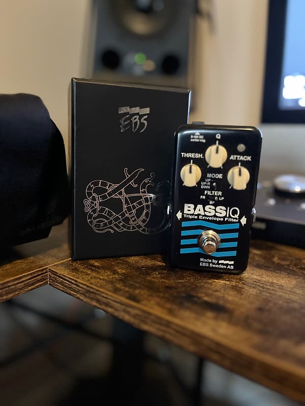 EBS BassIQ Blue Label 2020 - Present - Black / Blue | Reverb