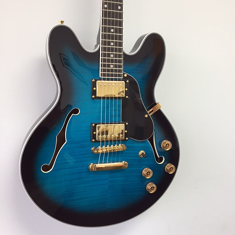 Oscar schmidt delta king semi hollow electric store guitar oe30ch