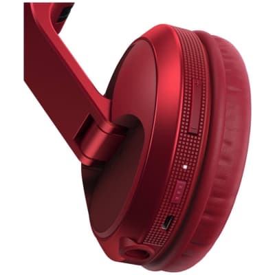 Pioneer DJ HDJ-X5BT Wireless Bluetooth DJ Headphones, Red image 3