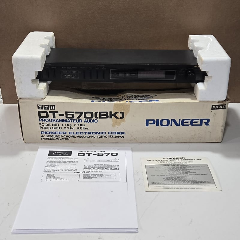 Pioneer DT-570(BK) 1986-1987 - Black  			