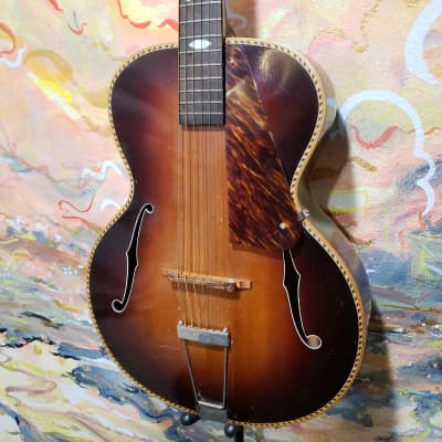 1930's-40's Regal by Harmony Cremona VII Vintage Archtop (Used) "Sold As Is Project Guitar" image 4