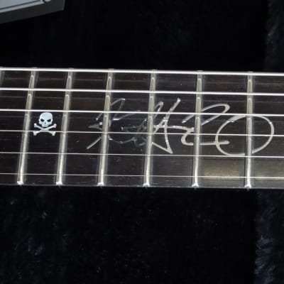 ESP KH-20 Kirk Hammett 20th Anniversary Flamed Maple Top & Neckthrough Metallic Tone image 6