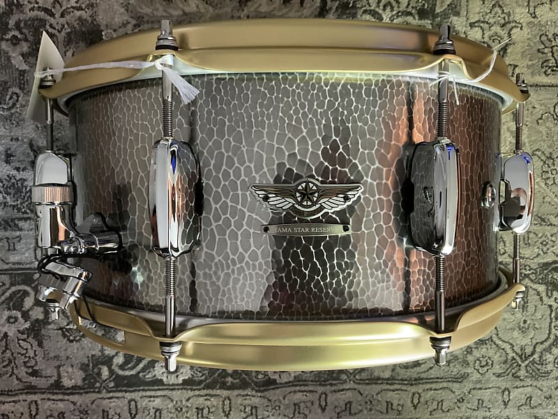 Tama Star Reserve Hand Hammered Aluminum Snare Drum 6.5 x 14” image 1