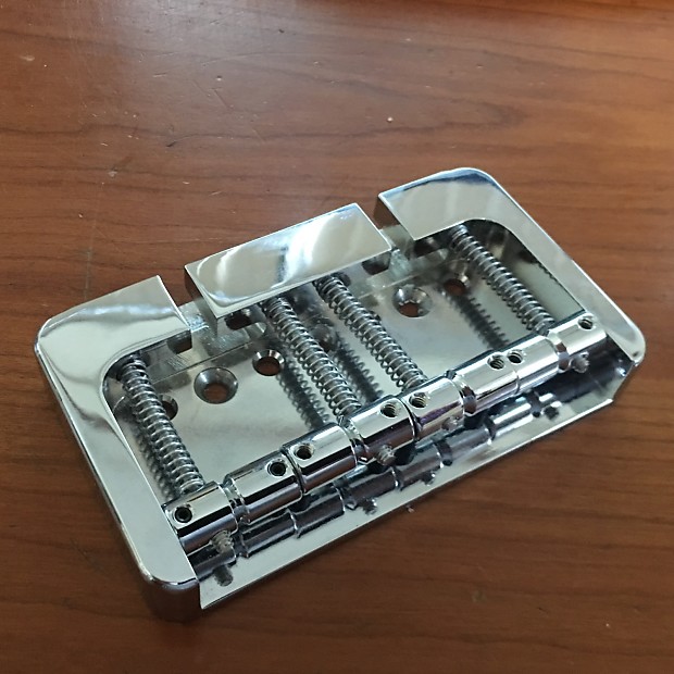 Hipshot B Style Fender Mount FM2 4 String Bass Bridge Brass
