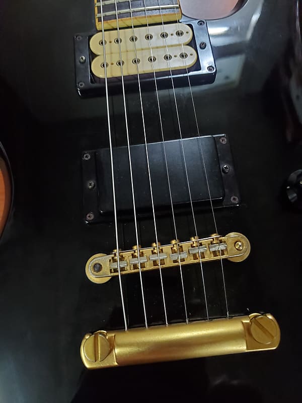 Fernandes Burny MG 80x hide 90s Black | Reverb UK