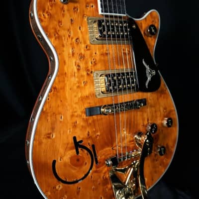 Gretsch Custom Shop G6130 Roundup Birdseye Knotty Pine Guitar image 2