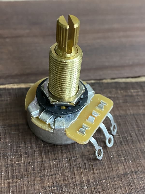 Extra long CTS 500k audio taper pots Les Paul and others Reverb