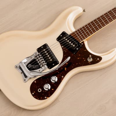 2000s Mosrite Ranger Ventures Model-Style Guitar, Pearl White w/ Vibramute, Fillmore Japan for sale