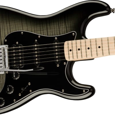 SQUIER - Affinity Series Stratocaster FMT HSS  Maple Fingerboard  Black Pickguard  Black Burst - 0378153539 image 4