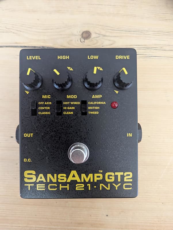Tech 21 SansAmp GT2 NYC- Black | Reverb