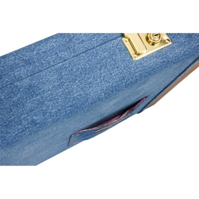 Fender Wrangler Jeans Denim Case - Indigo Blue image 8