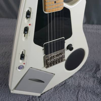 Casio EG-5 - White Cassette Player Guitar 1980s for sale