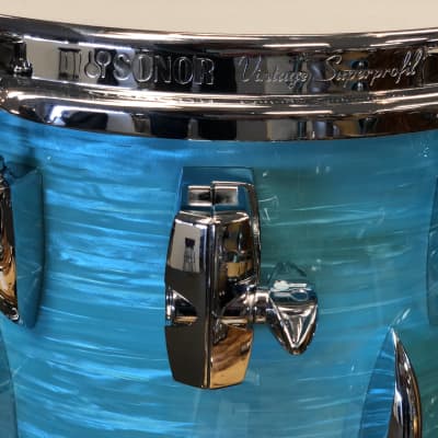 Sonor Vintage California Blue 3 Piece Shell Pack 12”, 14”, 22” image 6