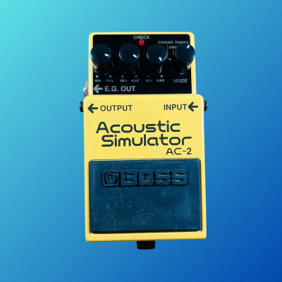 ギター BOSS AC-2(Acoustic Simulator) Boss AC-2 Acoustic Simulator Pedal for Electric Guitar