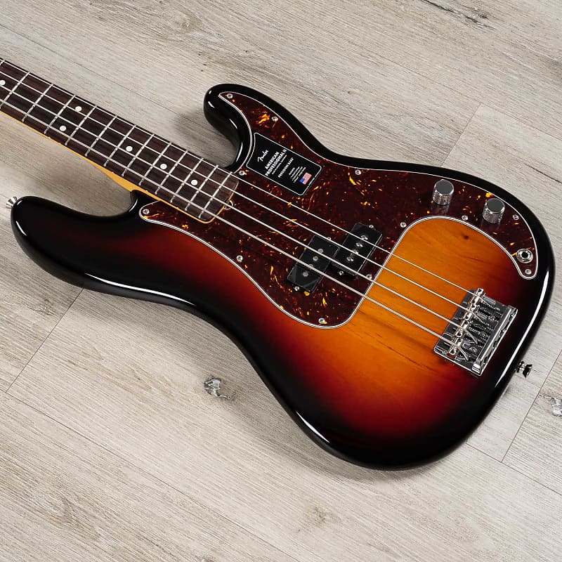 Fender American Professional II Precision Bass, Rosewood, 3-Color Sunburst image 1