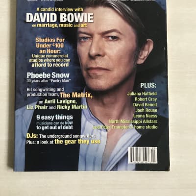 the Perform Songwriter DAVID BOWIE  2003  multi colored image 1