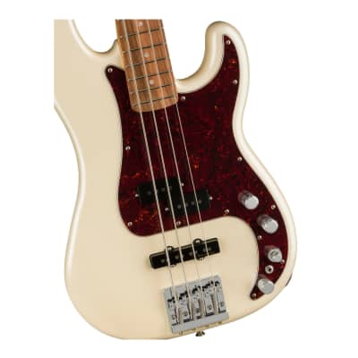 Fender Player Plus Precision 4-String Bass Guitar (Right-Hand, Olympic Pearl) image 3