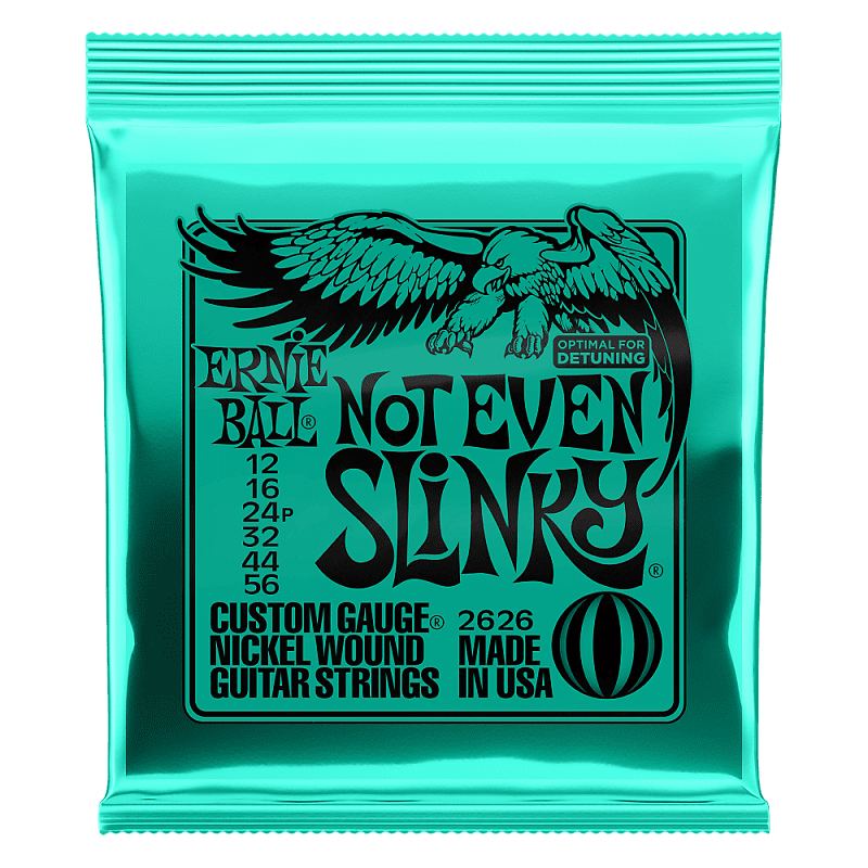 Ernie Ball Not Even Slinky Electric Guitar Strings .012-.056 image 1