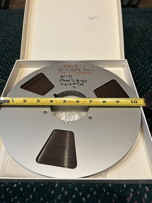 NAB 1/2 inch x 2500 feet Recording Tape- on 10.5 Inch Metal Reel