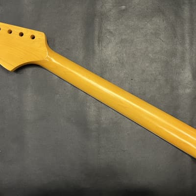 Unbranded Stratocaster Strat Replacement neck CBS Vintage Tint Satin  9.5"radius 1.645" nut width #8 image 6