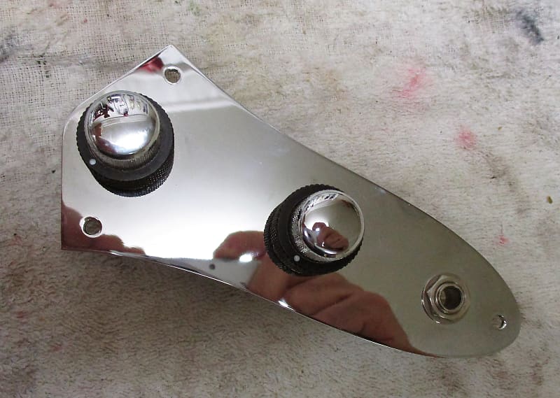 Fender Jazz Bass reissue stack knob concentric control plate Reverb