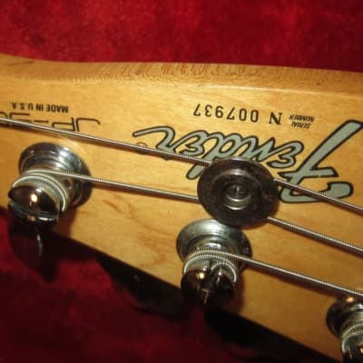 ~1990 Fender JP-90 Jazz Precision Bass White image 8